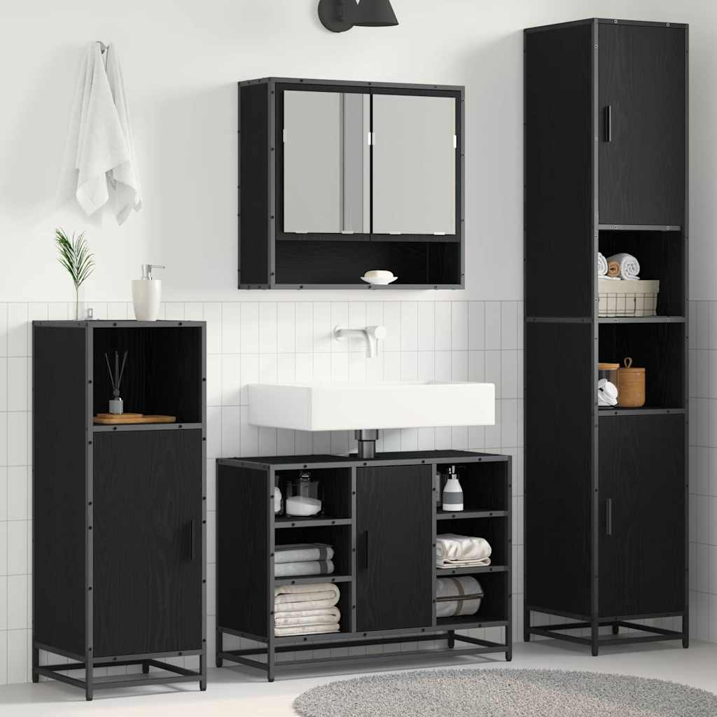 Juego de muebles de baño Roble artesanal 35 x 37,5 x 188,5 cm