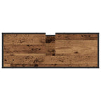 Juego de muebles de baño con estante 2 pcs Madera Vieja