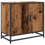 Juego de muebles de baño con cajón 4 pcs Madera Vieja