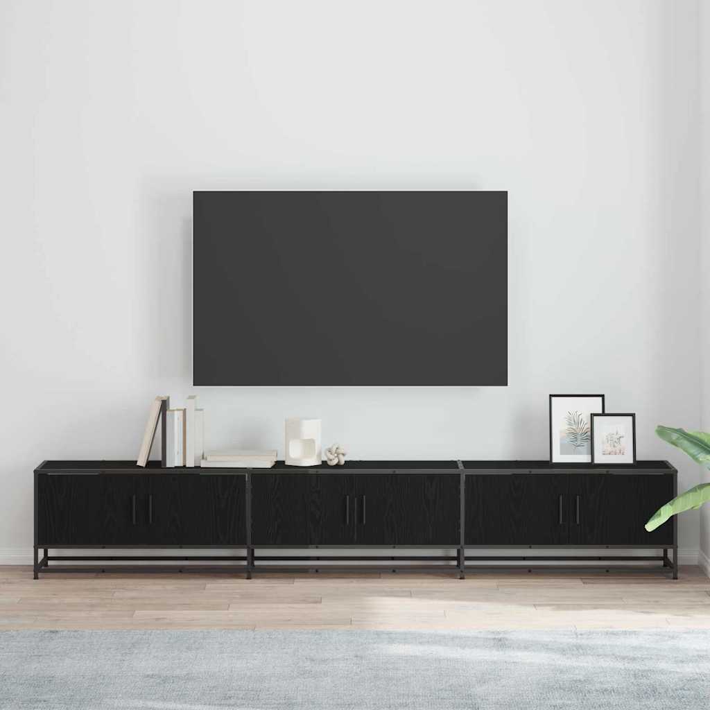 TV units 2 pcs Old Wood 210 x 35 x 41 cm