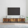 Unidades de TV 2 pcs Madera Vieja 210 x 35 x 41 cm