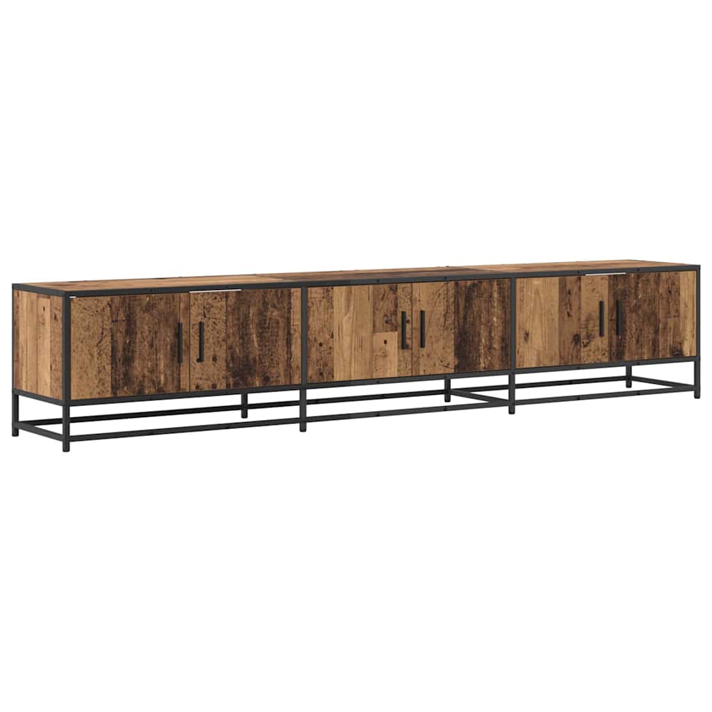 Unidades de TV 2 pcs Madera Vieja 210 x 35 x 41 cm