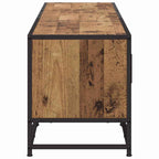 Unidades de TV 2 pcs Madera Vieja 210 x 35 x 41 cm