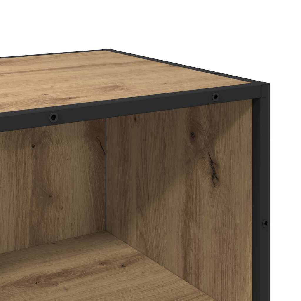 Juego de muebles de baño con cajón 4 pcs Roble artesanal