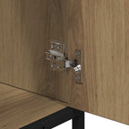 Juego de muebles de baño con cajón 2 pcs Roble artesanal