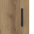 Juego de muebles de baño con cajón 2 pcs Roble artesanal