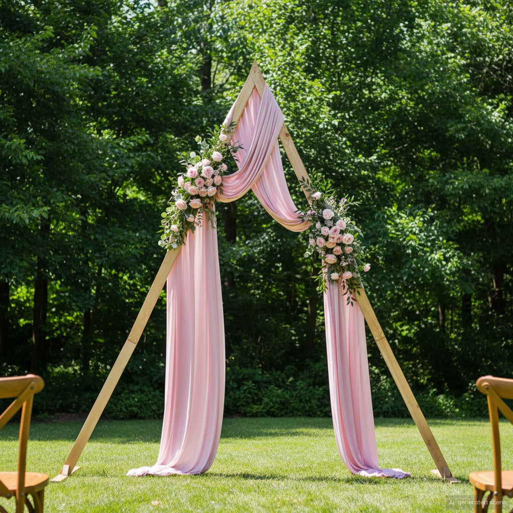 Arco de Boda Marrón Claro 202 x 95 x 254 cm