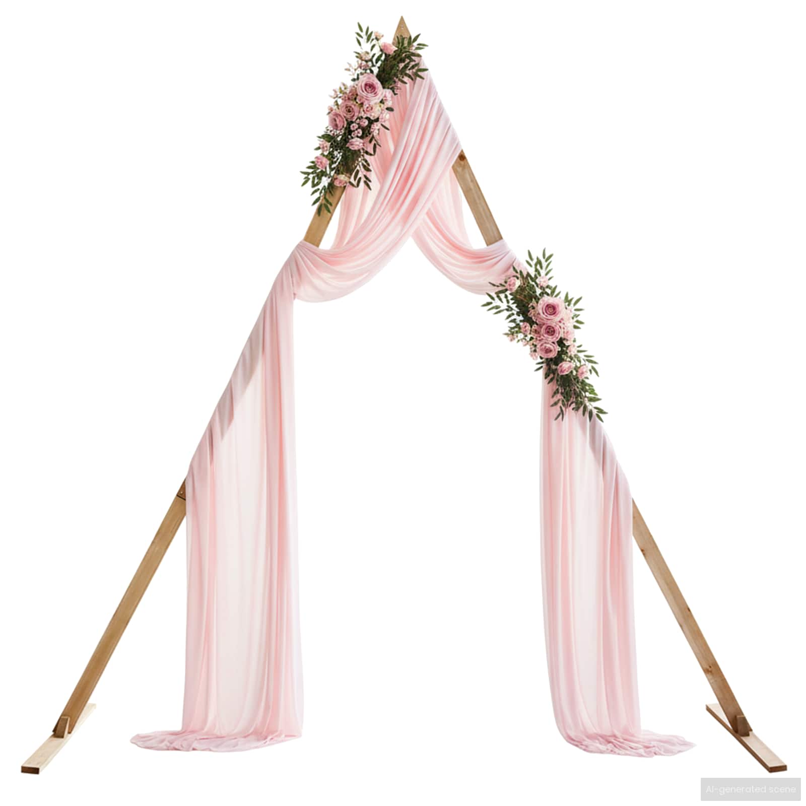 Arco de Boda Marrón Claro 202 x 95 x 254 cm