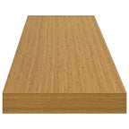 Estante de pared 2 pcs Beige 120 x 23,5 x 4 cm