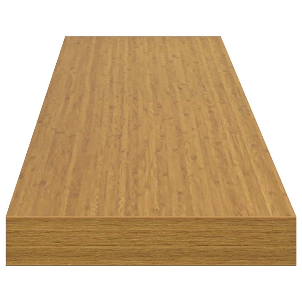 Estante de pared 2 pcs Beige 120 x 23,5 x 4 cm