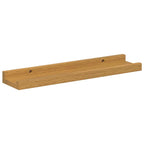 Estante de pared 2 pcs Beige 40 x 9 x 3 cm Madera de ingeniería