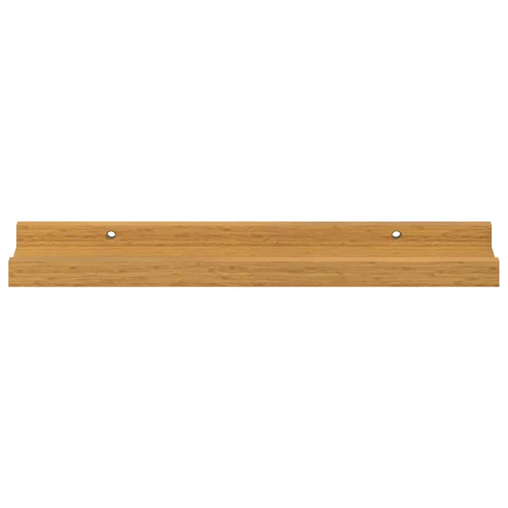 Estante de pared 2 pcs Beige 40 x 9 x 3 cm Madera de ingeniería