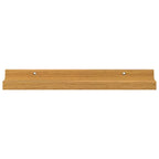 Estante de pared 2 pcs Beige 40 x 9 x 3 cm Madera de ingeniería