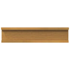 Estante de pared 2 pcs Beige 40 x 9 x 3 cm Madera de ingeniería
