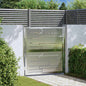 Garden Gate Silver 85 x 97 cm Stainless Steel