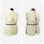Forma de vestido ajustable femenina Crema l Terciopelo