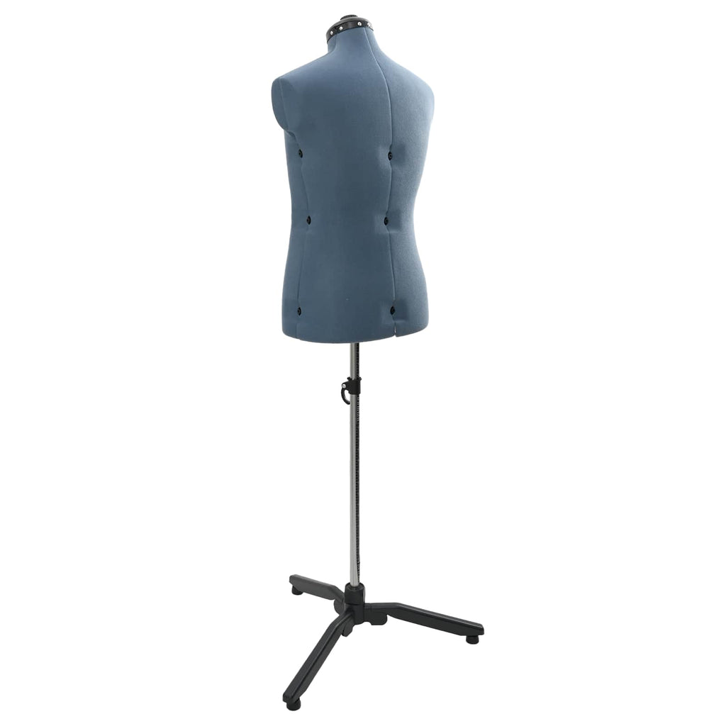Maniquí Ajustable Masculino Manual Azul 37.5-45.5 pulgadas tela