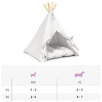 Tienda de campaña para mascotas con cojín 40 x 40 x 50 cm