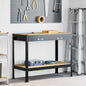 Workbench with drawer and shelf Black 114 x 54 x 91 cm