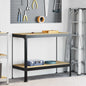 Workbench with drawer and shelf Black 114 x 54 x 91 cm