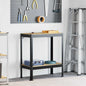 Workbench with drawer and shelf Black 114 x 54 x 91 cm