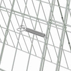 Jaula para conejos Plateado 110 x 55 x 55 cm Acero Galvanizado