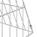 Jaula para conejos Plateado 110 x 55 x 55 cm Acero Galvanizado