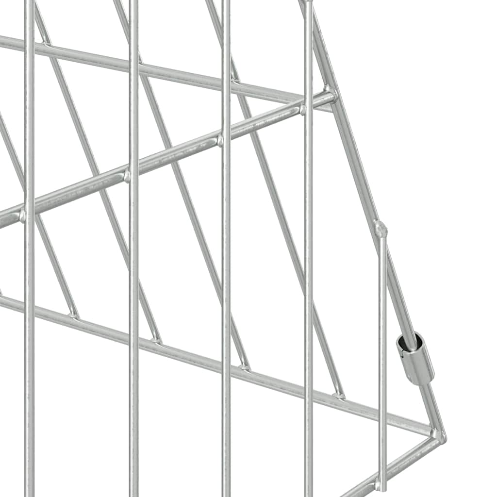Jaula para conejos Plateado 110 x 55 x 55 cm Acero Galvanizado