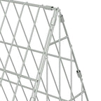 Jaula para conejos Plateado 110 x 55 x 55 cm Acero Galvanizado