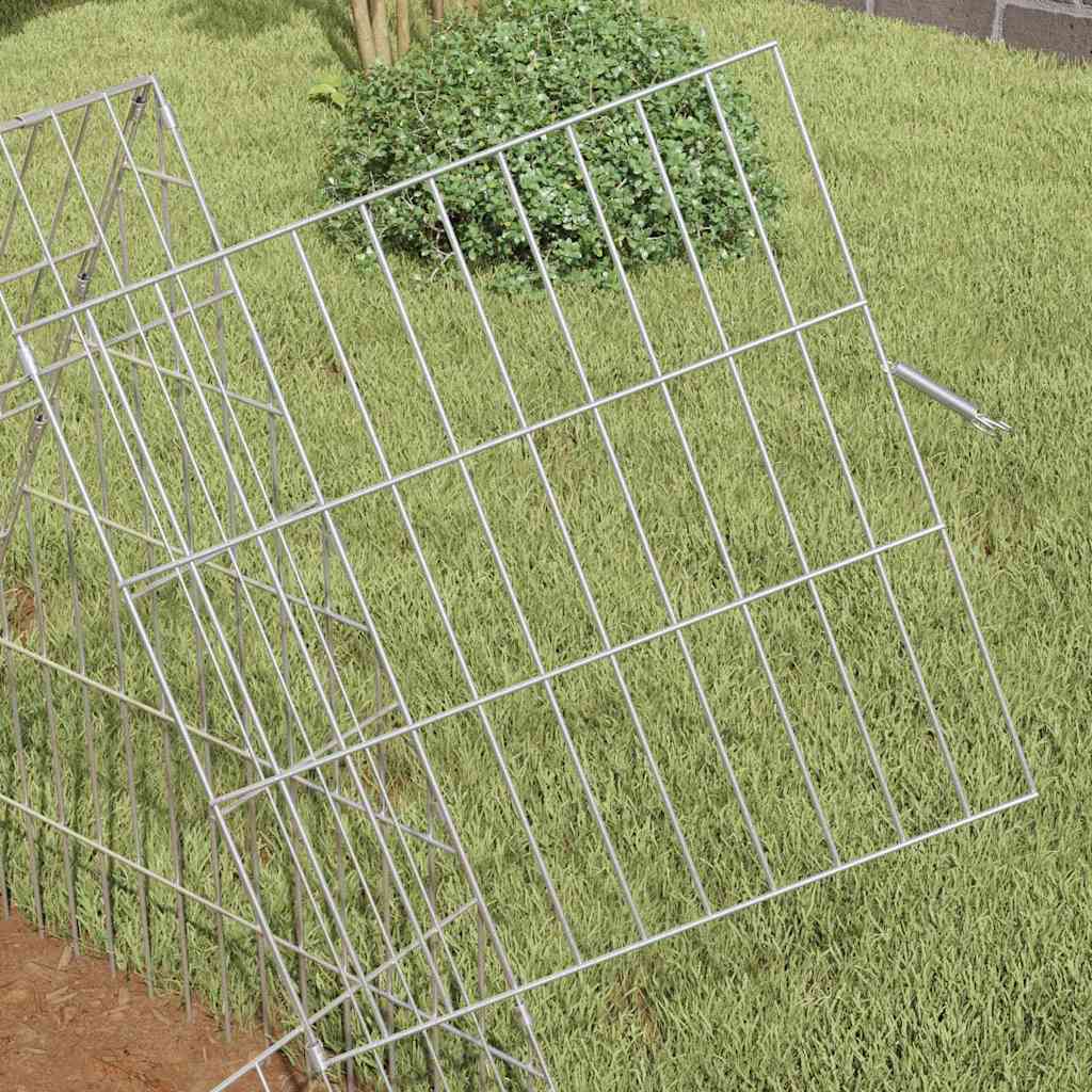 Jaula para conejos Plateado 110 x 55 x 55 cm Acero Galvanizado