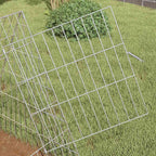 Jaula para conejos Plateado 110 x 55 x 55 cm Acero Galvanizado
