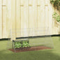 Jaula para conejos Plateado 110 x 55 x 55 cm Acero Galvanizado
