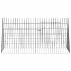 Jaula para conejos Plateado 110 x 55 x 55 cm Acero Galvanizado