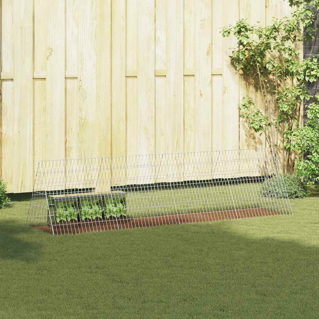 Rabbit Cage Silver 110 x 55 x 55 cm Galvanized Steel