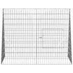 Jaula para conejos Plateado 110 x 100 x 85 cm Acero Galvanizado