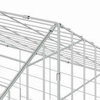 Jaula para conejos Plateado 100 x 78 x 78 cm Acero Galvanizado