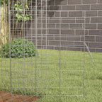 Jaula para conejos Plateado 100 x 78 x 78 cm Acero Galvanizado