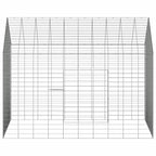 Jaula para conejos Plateado 100 x 78 x 78 cm Acero Galvanizado