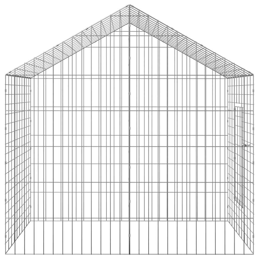 Jaula para conejos Plateado 100 x 78 x 78 cm Acero Galvanizado