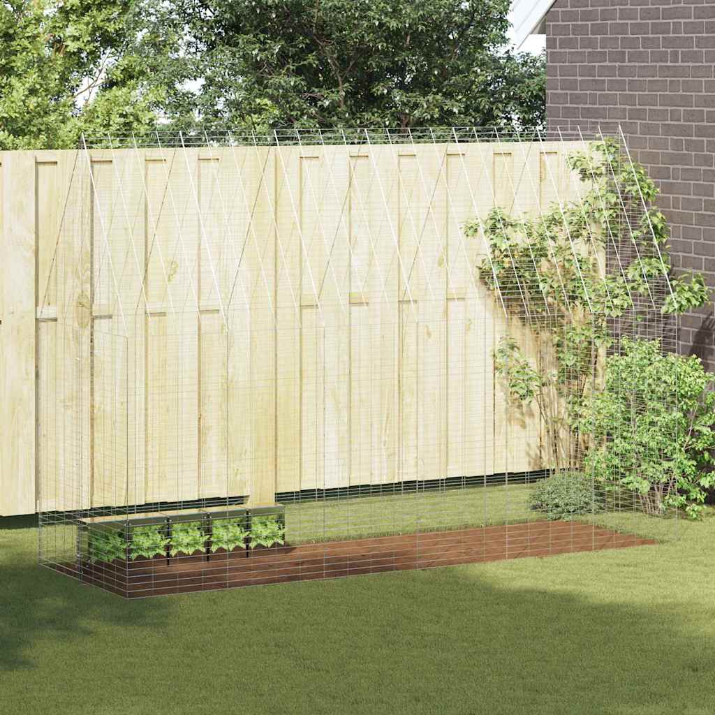 Rabbit Hutch Silver 100 x 100 x 210 cm
