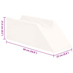 Almohada para Piernas Liso 68 x 25 x 21,5 cm Espuma PU