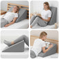 Almohada para Piernas Gris 60 x 50 x 30 cm Espuma Viscoelástica