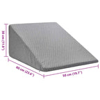 Almohada para Piernas Gris 60 x 50 x 30 cm Espuma Viscoelástica
