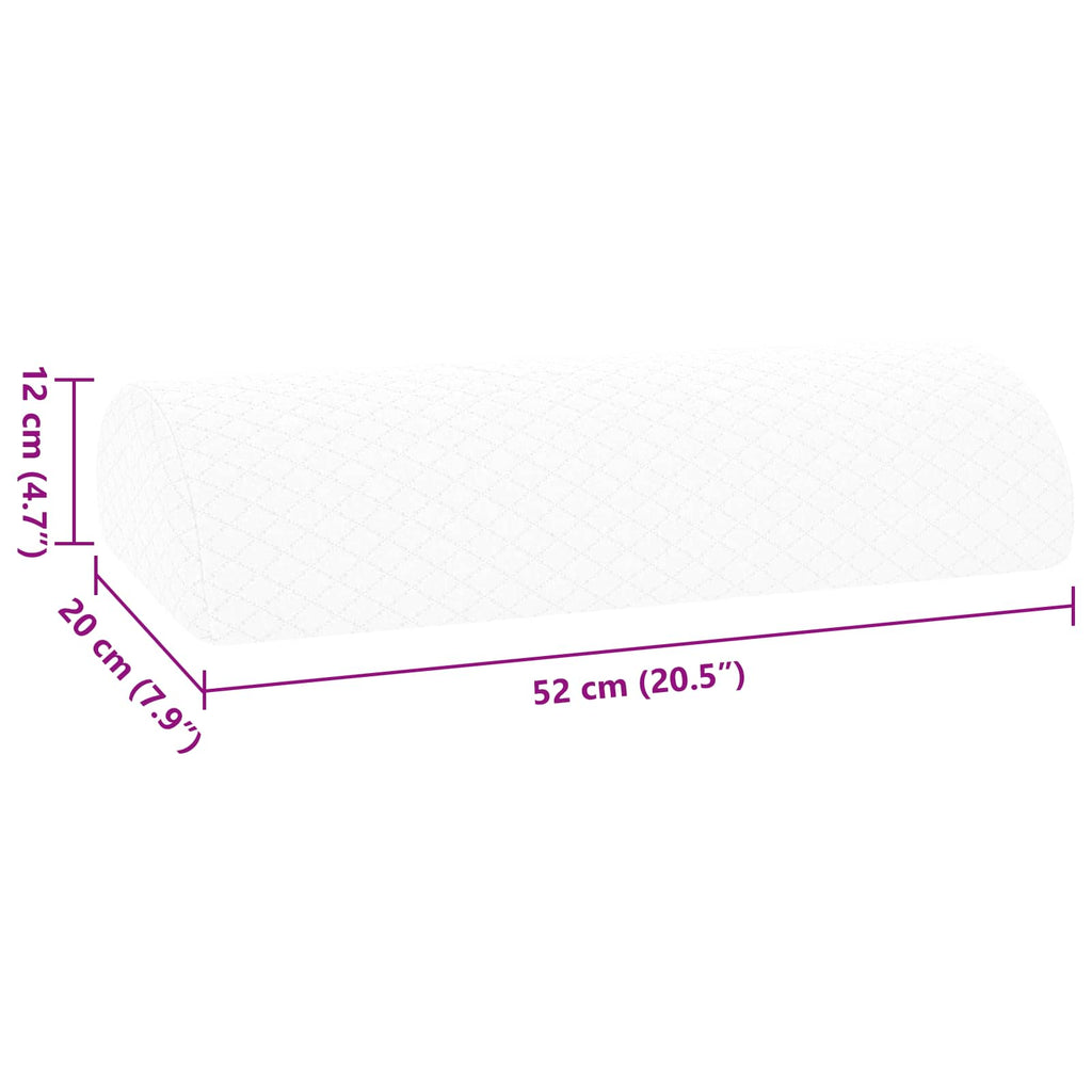Almohada para Piernas Liso 52 x 20 x 12 cm Espuma Viscoelástica