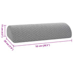 Almohada para Piernas Gris 52 x 20 x 11 cm Espuma Viscoelástica