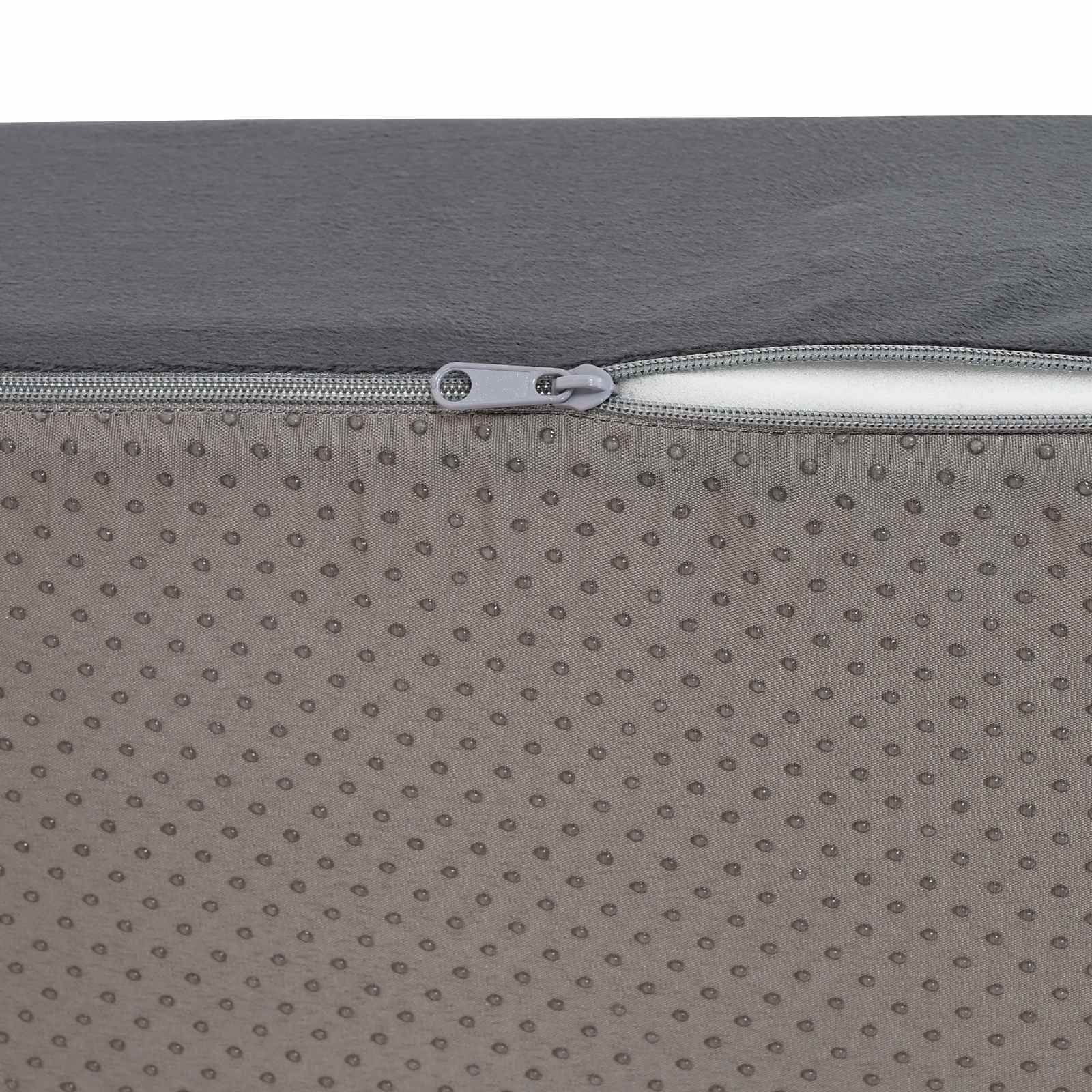 Almohada para el asiento Gris 40 x 40 x 10 cm Espuma PU