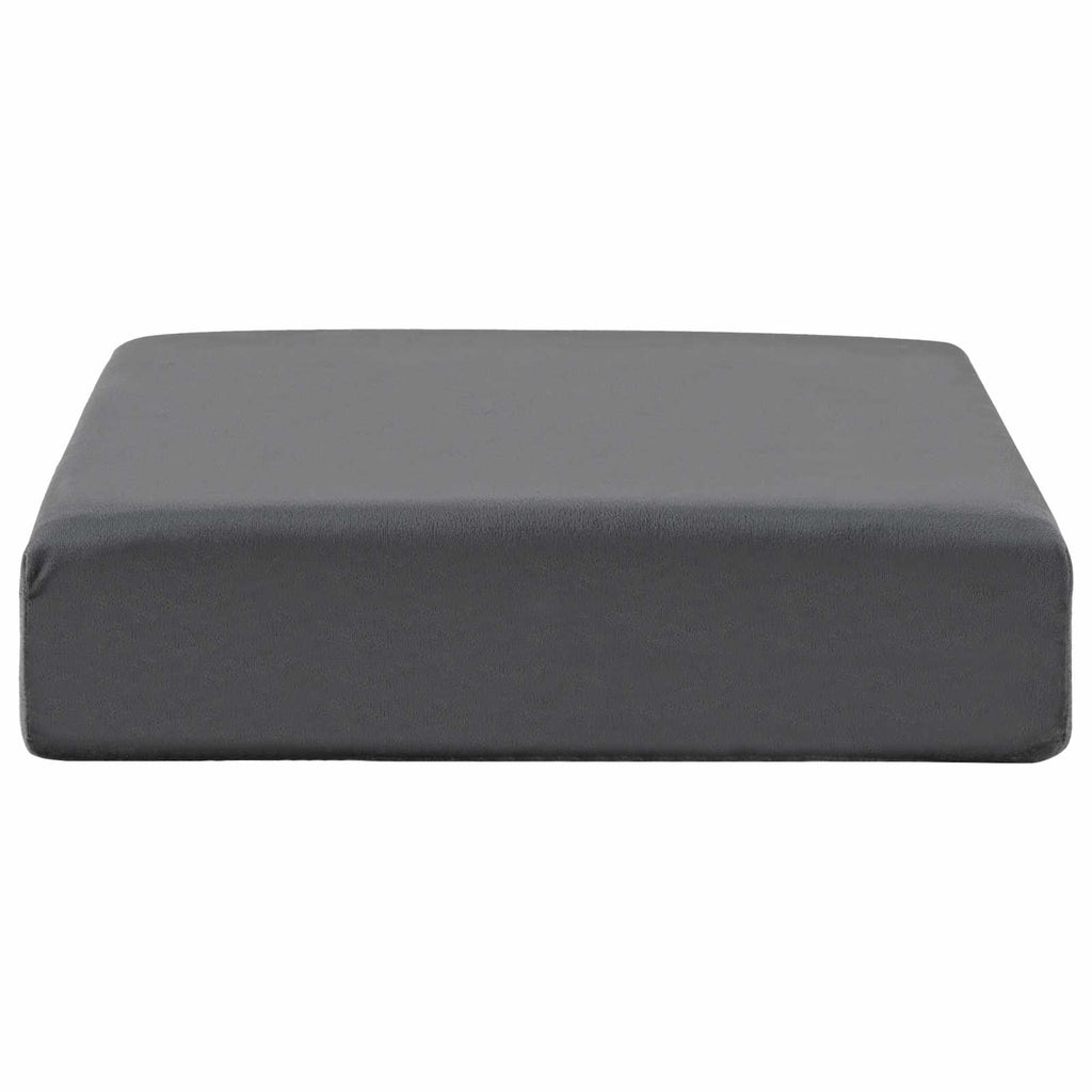 Almohada para el asiento Gris 40 x 40 x 10 cm Espuma PU