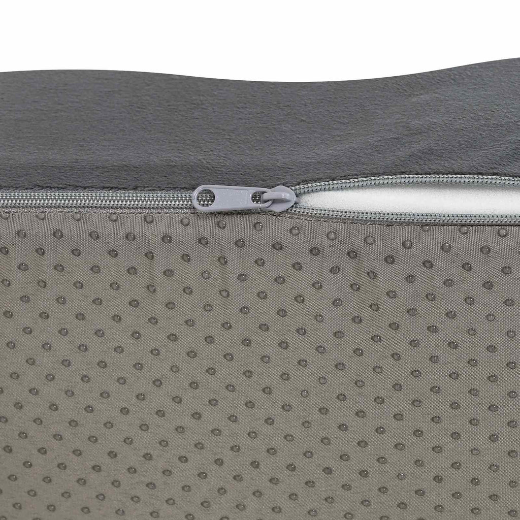 Almohada para el asiento Liso Gris 40 x 40 x 13 cm Espuma PU