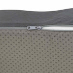 Almohada para el asiento Liso Gris 40 x 40 x 13 cm Espuma PU