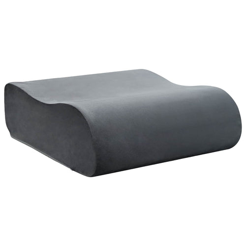 Almofada de Assento Liso Cinzento 40 x 40 x 13 cm Espuma PU